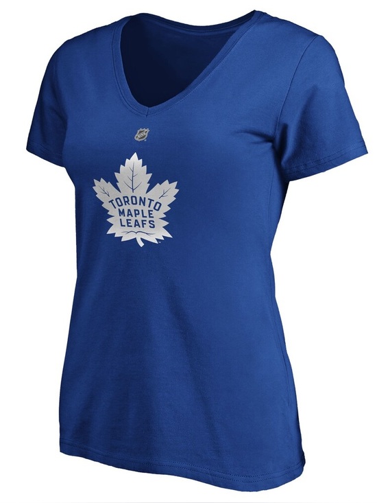 Fanatics Tops - Fanatics Toronto Maple Leafs Auston Matthews Royal Blue V‑Neck Tee